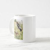 Bobolinks, Daisies and Pink Clover Coffee Mug (Front Left)