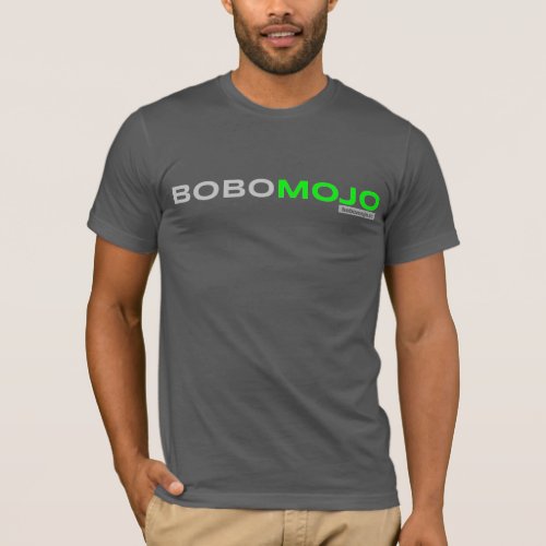 BoboMojo on Flat Gray T_Shirt