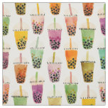 BOBRA'S Colorful Boba Tea Fabric