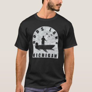Bobs Lake Fishing Michigan T-Shirt