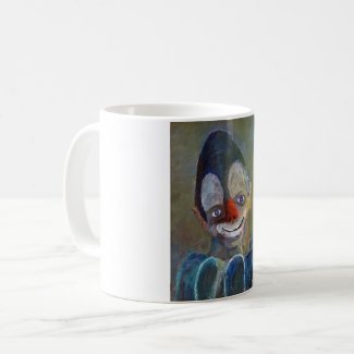 Bob's Scary Clown Painting Mug