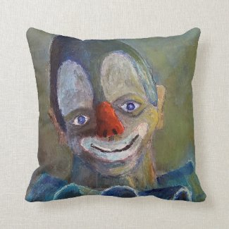 Bob's Scary Clown Pillow