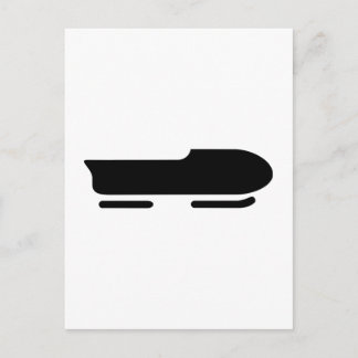 Bobsleigh logo postcard