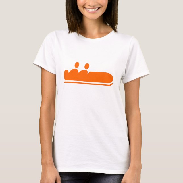 Bobsleigh - Orange T-Shirt (Front)