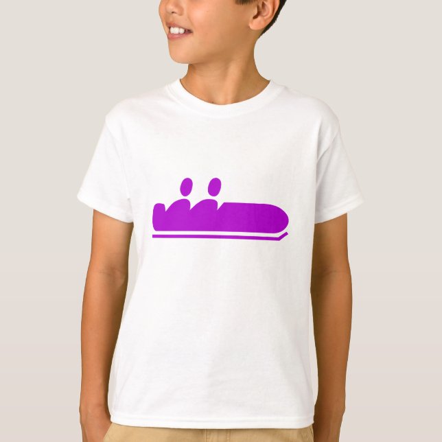 Bobsleigh - Purple T-Shirt (Front)