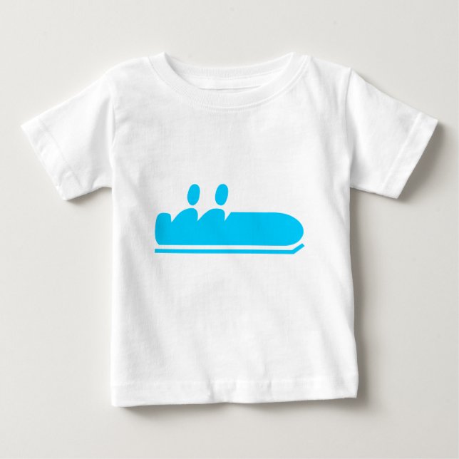 Bobsleigh - Sky Blue Baby T-Shirt (Front)