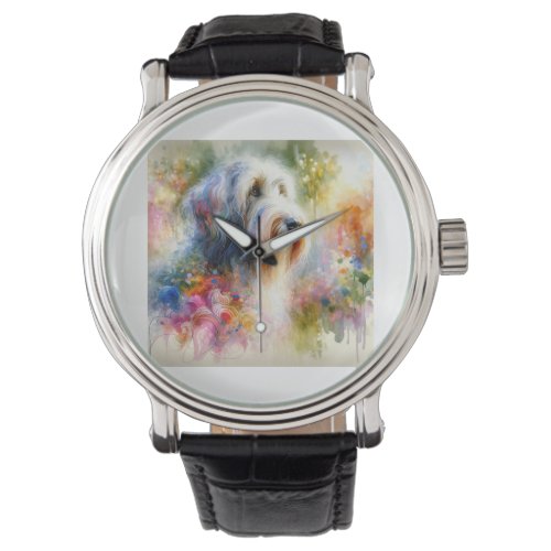 Bobtail Brilliance AREF916 _ Watercolor Watch