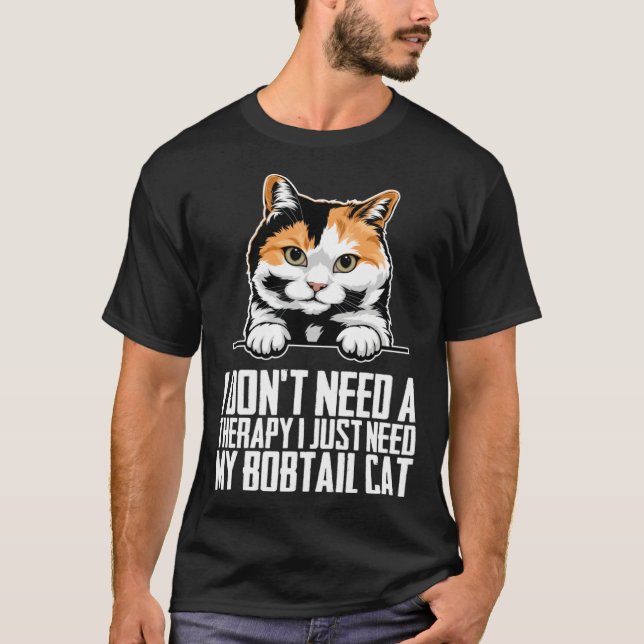 Bobtail cat  Bobtail  Bobtail kitten T-Shirt (Front)