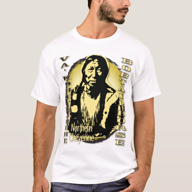 Bobtail Horse Northern Cheyenne Warrior T-Shirt (Front)