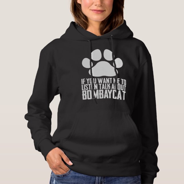 Bobtail mom  Bobtail kitten  Bobtails  2 Hoodie (Front)