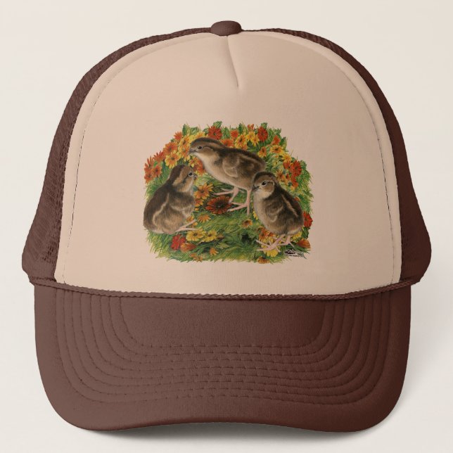 Bobwhite Garden Chicks Trucker Hat (Front)