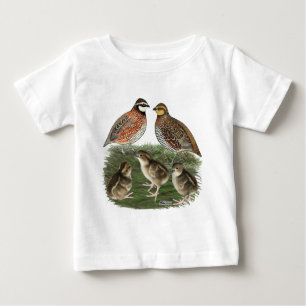 Bobwhite Quail Family Baby T-Shirt