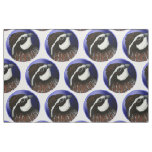 Bobwhite Quail Head Circle Fabric