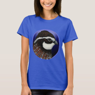 Bobwhite Quail Head Circle T-Shirt