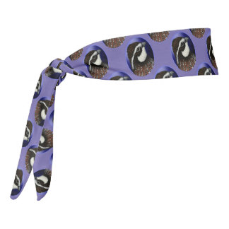 Bobwhite Quail Head Circle Tie Headband