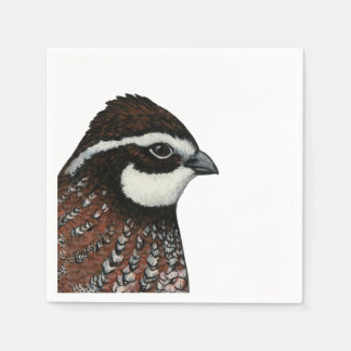 Bobwhite Quail Head Napkins