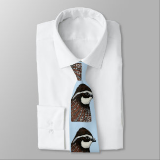 Bobwhite Quail Head Neck Tie