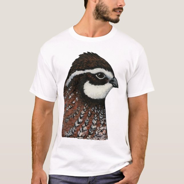 Bobwhite Quail Head T-Shirt (Front)