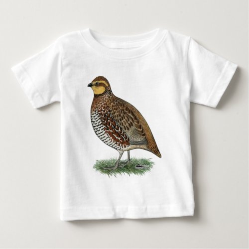 Bobwhite Quail Hen Baby T_Shirt