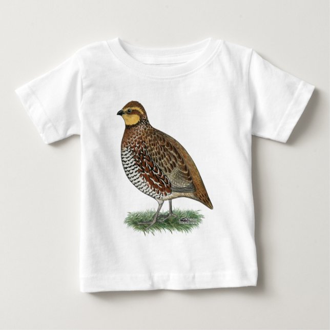Bobwhite Quail Hen Baby T-Shirt (Front)