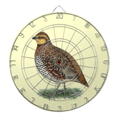 Bobwhite Quail Hen Dartboard