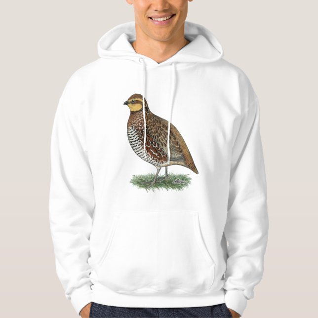 Bobwhite Quail Hen Hoodie (Front)