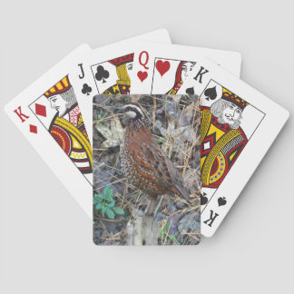 Bobwhite Quail Playing Cards, Quail Hunting Poker Cards