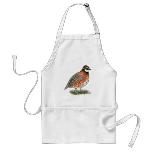 Bobwhite Quail Rooster Adult Apron