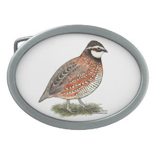 Bobwhite Quail Rooster Belt Buckle