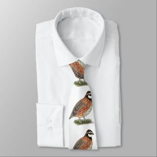 Bobwhite Quail Rooster Neck Tie