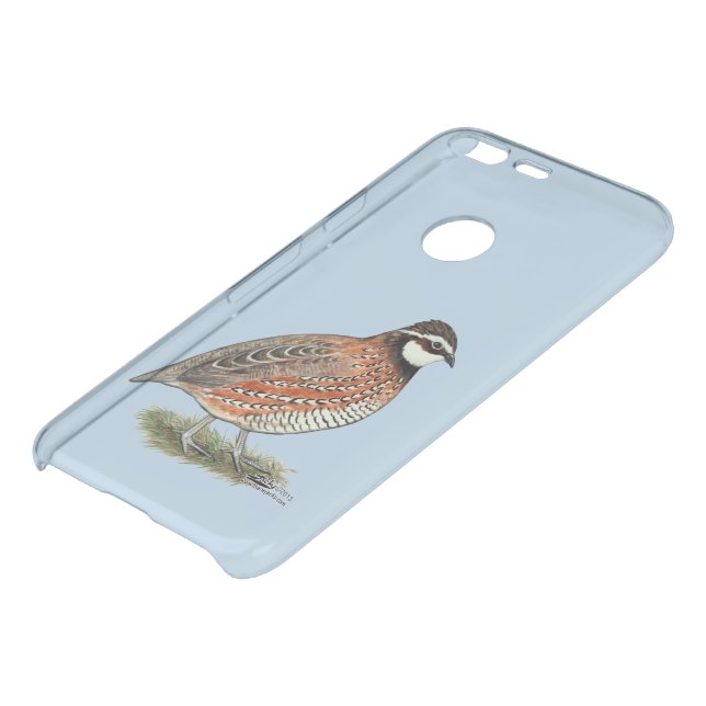 Bobwhite Quail Rooster Uncommon Google Pixel Case (Bottom)