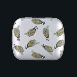 Bobwhite Tin<br><div class="desc">Keep your char cloth or other camping essentials in this tin tossed with bobwhites over the background color of your choice.</div>