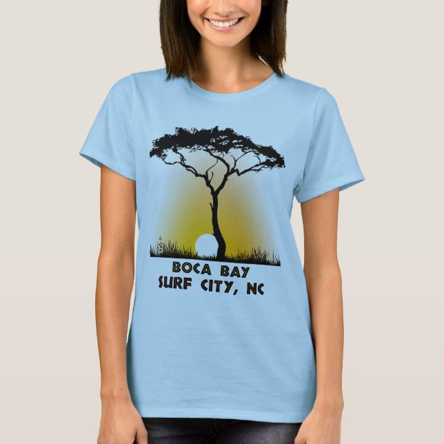 Boca Bay Surf City NC T-Shirt (Front)