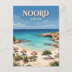 Boca Catalina Noord Aruba Postcard