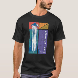 Boca Chica Texas Starship Cool Retro 1 T-Shirt