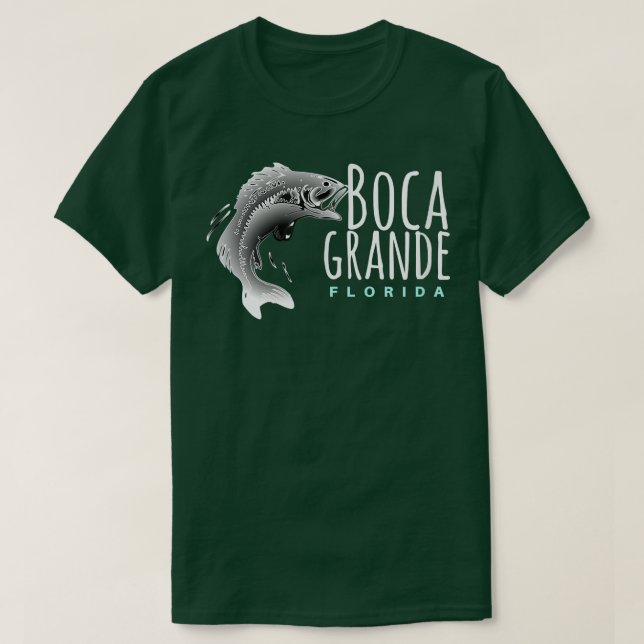 Boca Grande Florida , Anglers Boca Grande  T-Shirt (Design Front)