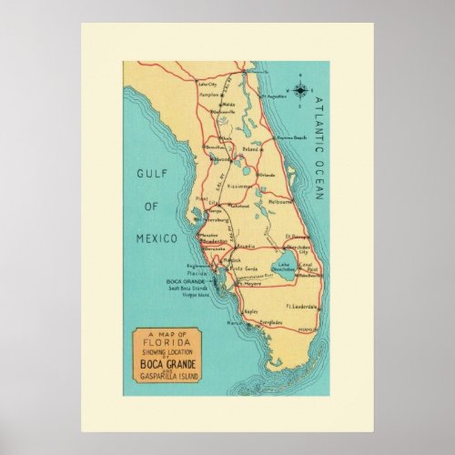Boca Grande Florida Poster