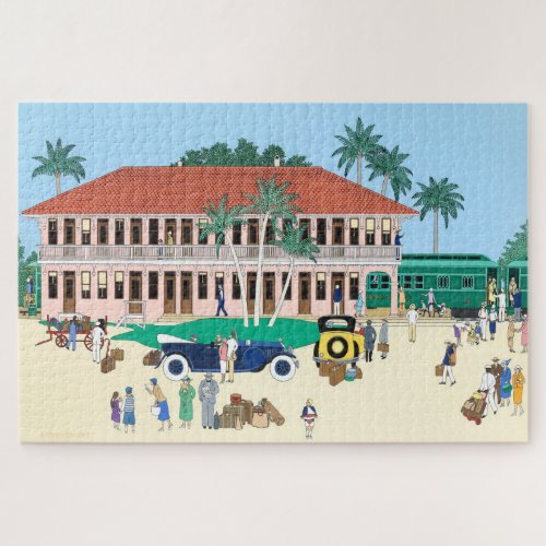 Boca Grande Railroad Station 1928 Jigsaw Puzzle