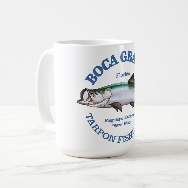 Boca Grande Tarpon Fishing Coffee Mug (Front Left)