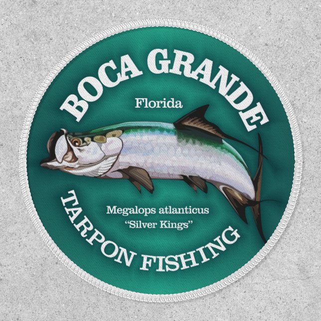 Boca Grande Tarpon Fishing  Patch (Front)