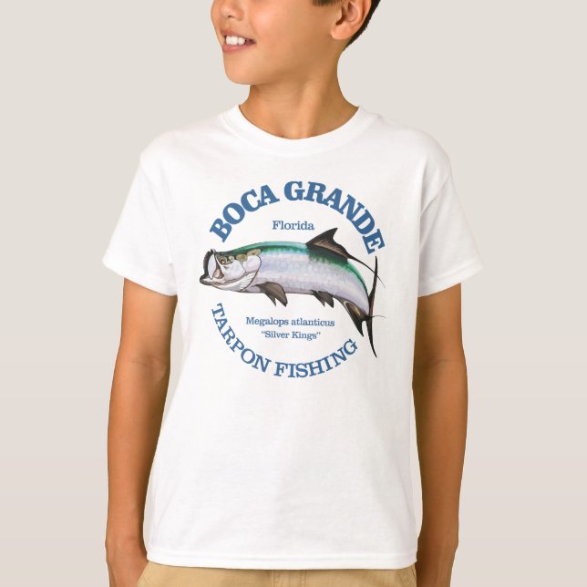 Boca Grande Tarpon Fishing T-Shirt (Front)
