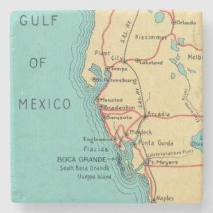 Boca Grande - Useppa Island Florida Stone Coaster