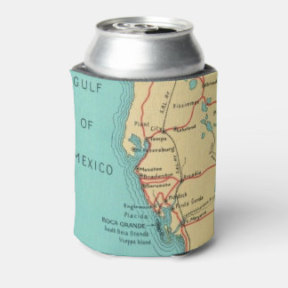 Boca Grande. Useppa Map Can Cooler