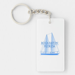 Boca Raton Coastal Nautical Sailing Sailor Keychain
