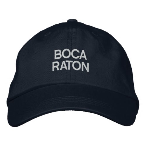 Boca Raton Florida Baseball Hat
