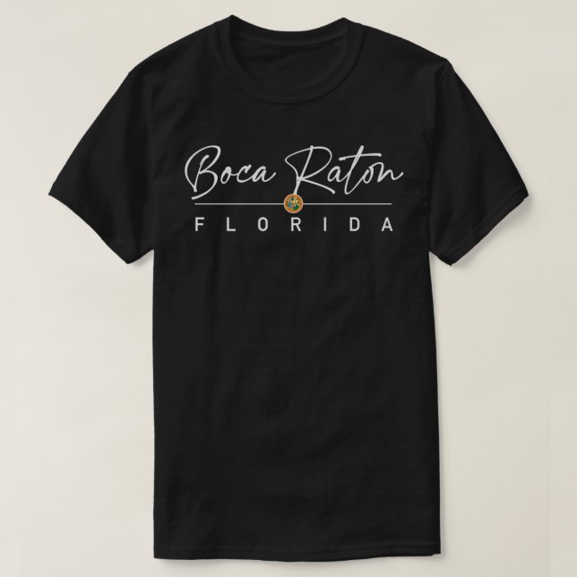 Boca Raton, Florida  T-Shirt (Design Front)
