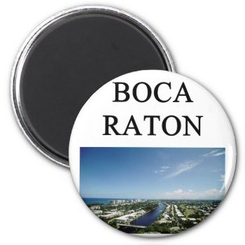Boca Raton Magnet by jimbuf at Zazzle