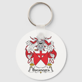 Bocanegra Family Crest Keychain