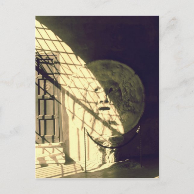 Bocca della Verita (The Mouth of Truth) Postcard (Front)