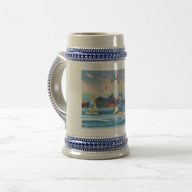 Boccale di birra commemorativo scudetto Napoli  Beer Stein (Front Left)